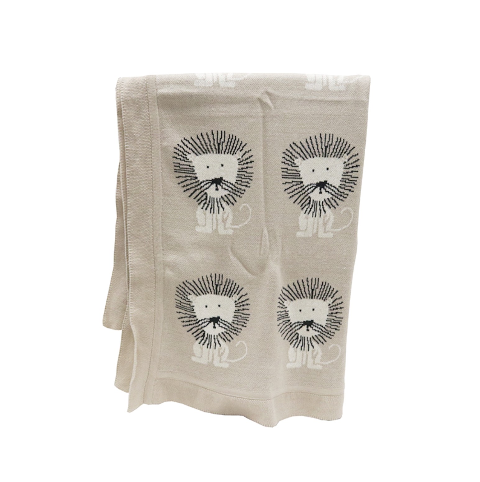 Cotton Lion Throw - Image 3